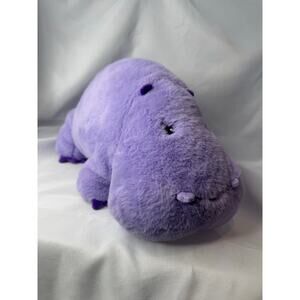 Giggle Scape Purple Hippo Hippopotamus Plush Stuffed Animal 15"